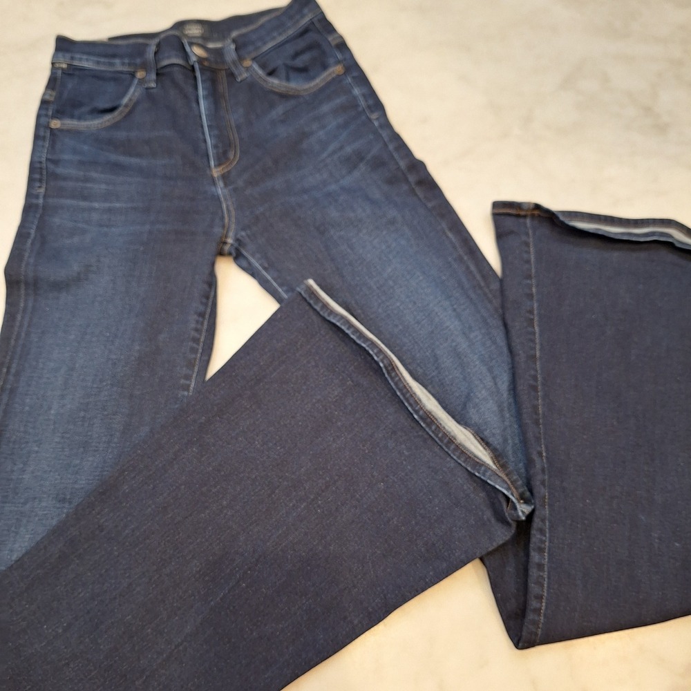 Citizens of Humanity Chloe Jeans Wom Sz 24 Indigo MidRise Super Flare BellBottom